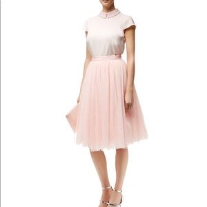 TED BAKER “Hellia” Embellished Collar Top